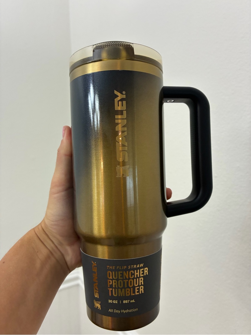 Stanley 30oz the flip straw Quencher ProTour Tumbler Black Honey